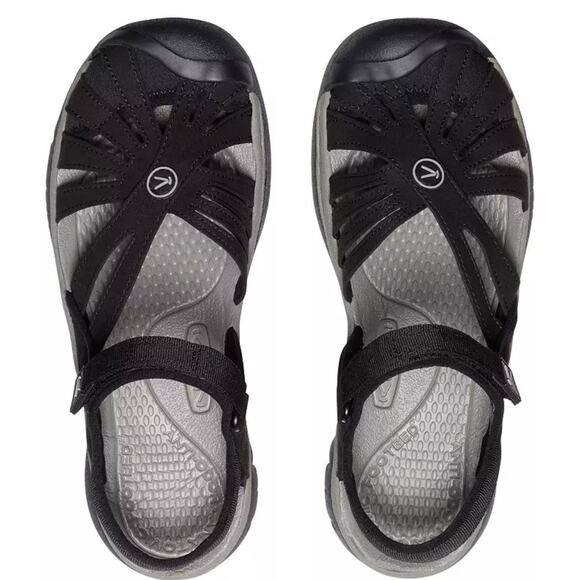 Keen Rose Beach Anti-Odor Sandals Black Ankle Strap Hiking Casual Womens Size 11 - Picture 2 of 11